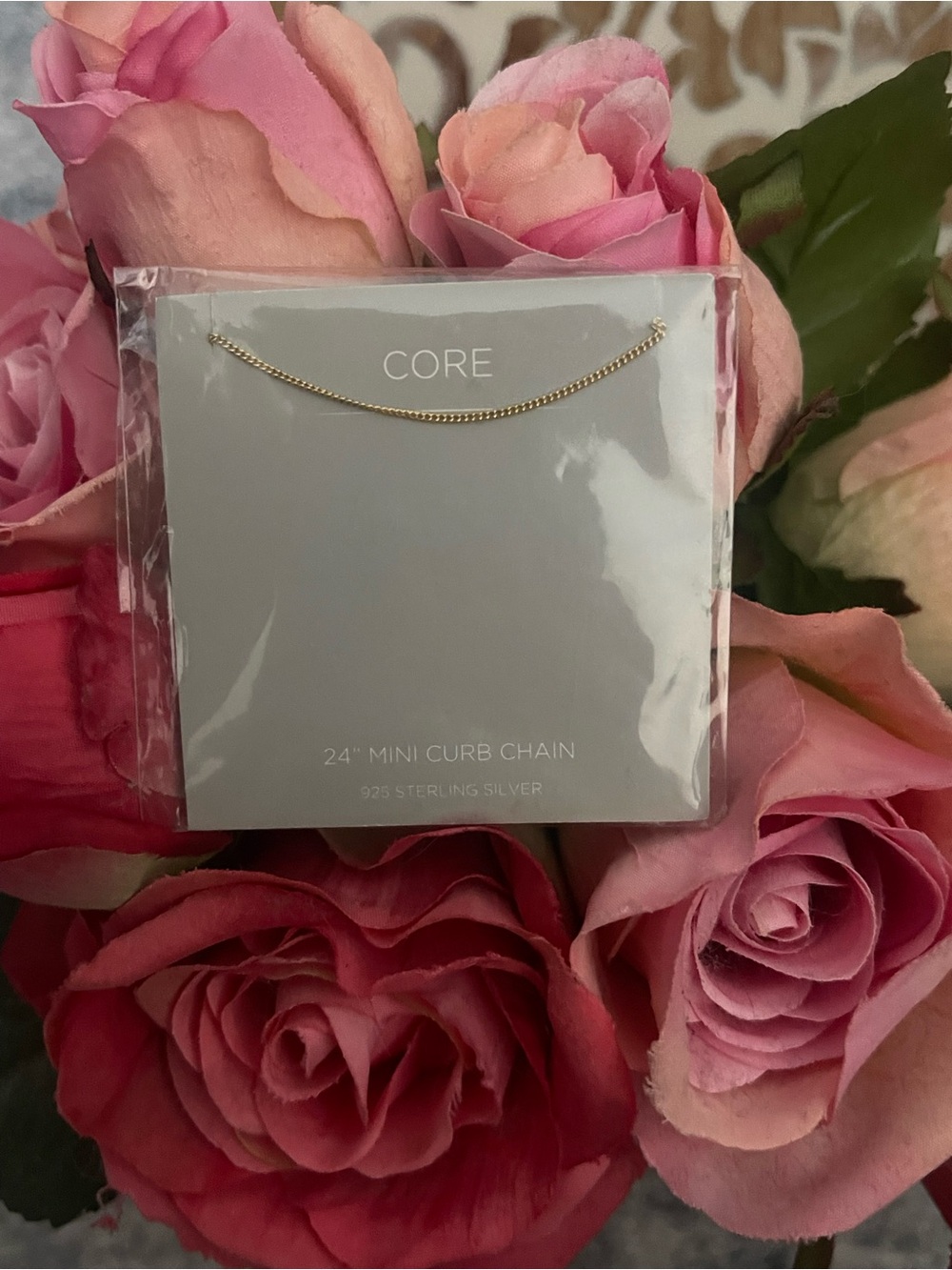 Origami Owl Gold Mini Curb Chain Necklace